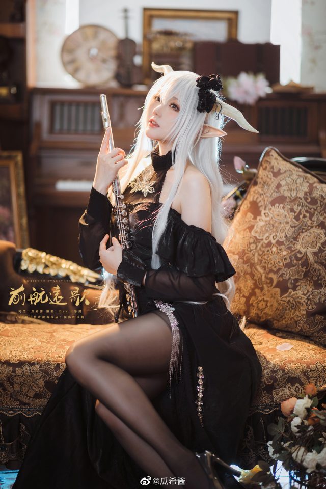 「音律联觉·前航远歌」：瓜希酱cos《明日方舟》闪灵