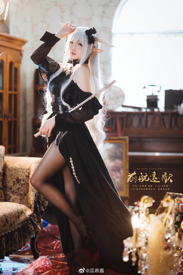 「音律联觉·前航远歌」：瓜希酱cos《明日方舟》闪灵