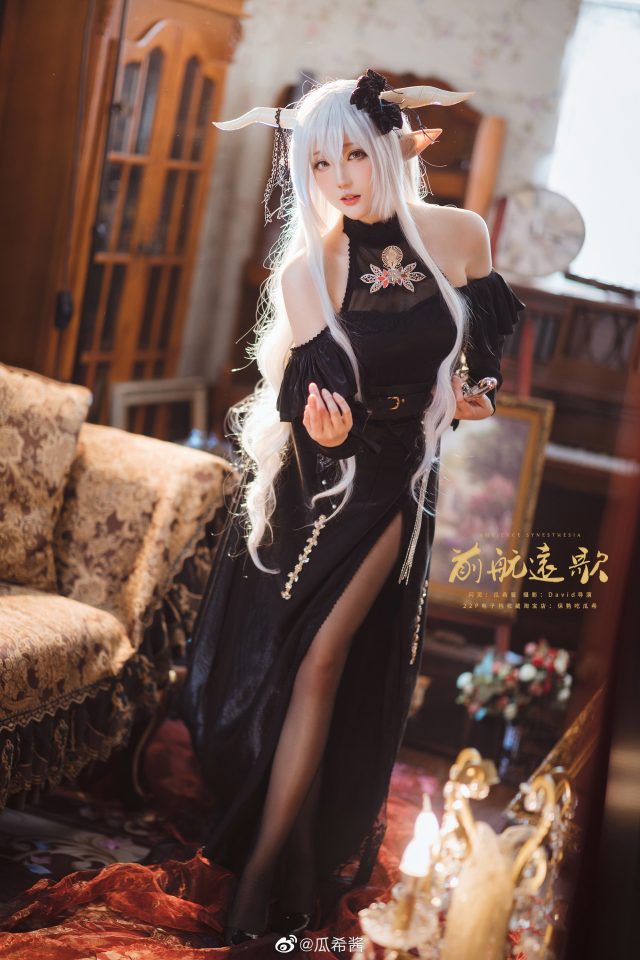 「音律联觉·前航远歌」：瓜希酱cos《明日方舟》闪灵