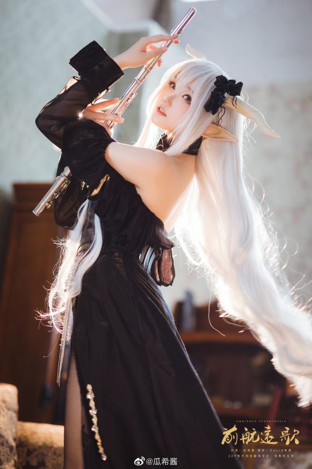 「音律联觉·前航远歌」：瓜希酱cos《明日方舟》闪灵