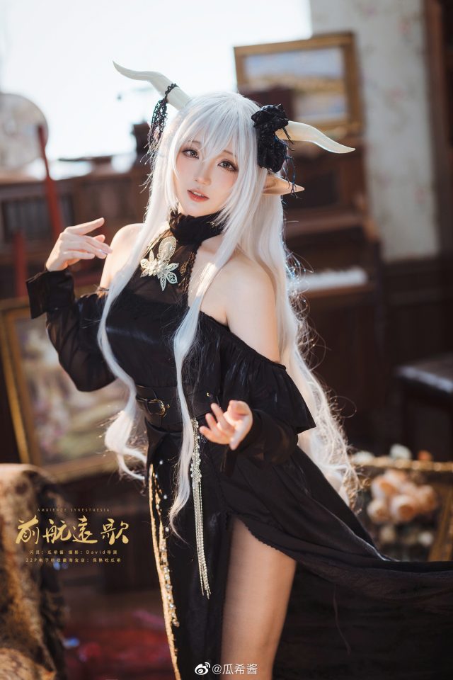 「音律联觉·前航远歌」：瓜希酱cos《明日方舟》闪灵