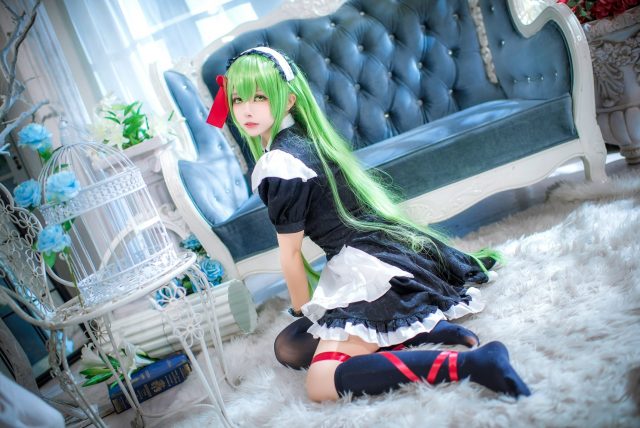 [反叛的鲁路修]菌儿rikushi- cos C.C.，翠绿迷人神秘可爱