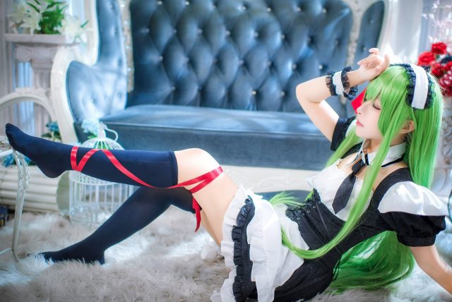 [反叛的鲁路修]菌儿rikushi- cos C.C.，翠绿迷人神秘可爱