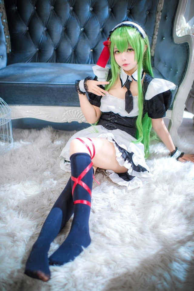 [反叛的鲁路修]菌儿rikushi- cos C.C.，翠绿迷人神秘可爱