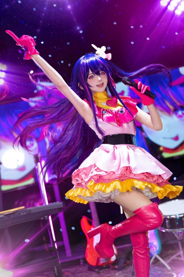 [我推的孩子]小柔SeeU cos星野爱，舞台之星闪耀迷人