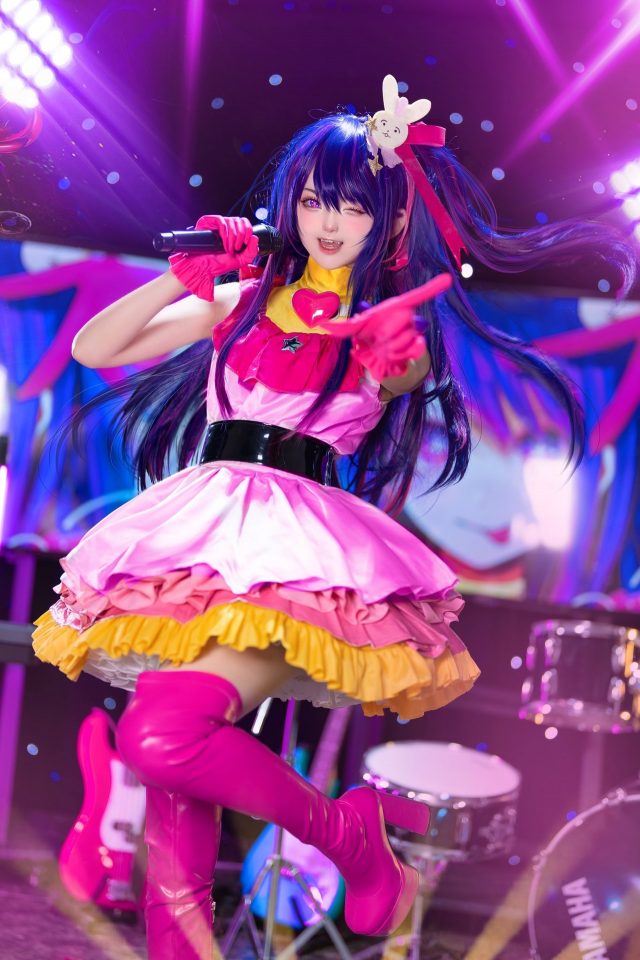 [我推的孩子]小柔SeeU cos星野爱，舞台之星闪耀迷人