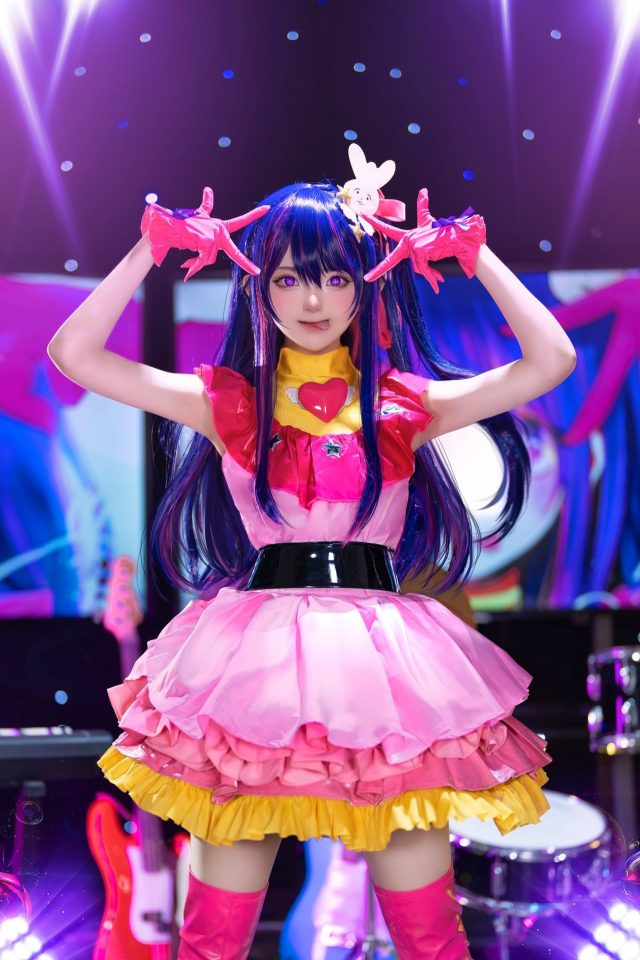 [我推的孩子]小柔SeeU cos星野爱，舞台之星闪耀迷人