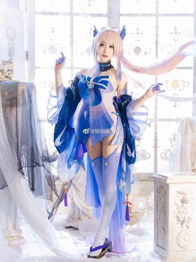 [原神]焖焖碳cos珊瑚宫心海，“真珠之智”的美丽演绎