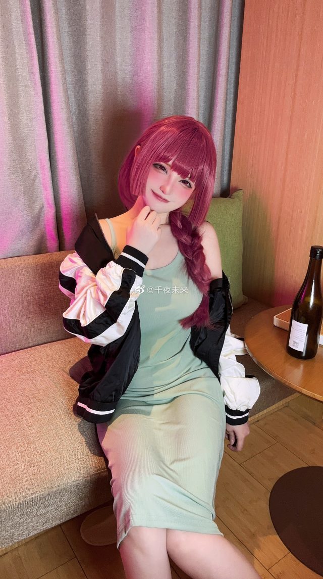 [孤独摇滚！]千夜未来cos广井菊里，独具可爱迷人的魅力
