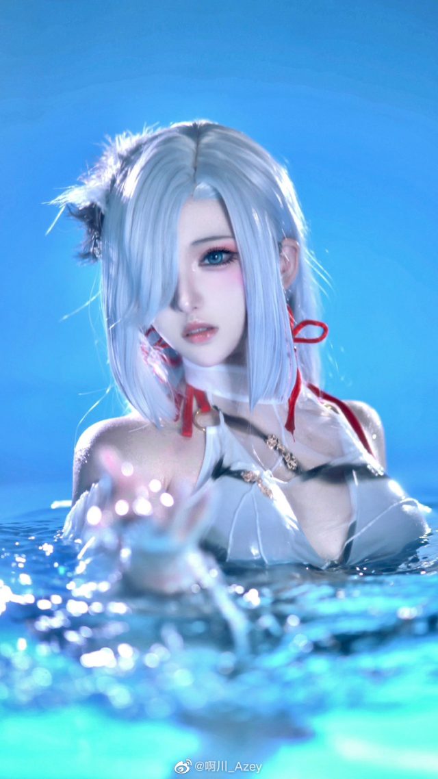 啊川_Azey cos《原神》申鹤,美丽迷人尽显神秘魅力 啊川_Azey cos《原神》申鹤,美丽迷人尽显神秘魅力
