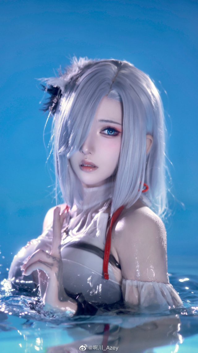 啊川_Azey cos《原神》申鹤,美丽迷人尽显神秘魅力 啊川_Azey cos《原神》申鹤,美丽迷人尽显神秘魅力
