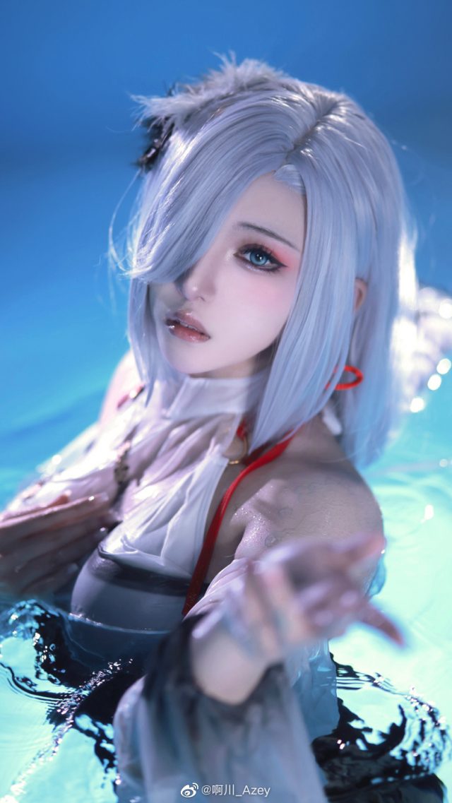 啊川_Azey cos《原神》申鹤,美丽迷人尽显神秘魅力 啊川_Azey cos《原神》申鹤,美丽迷人尽显神秘魅力