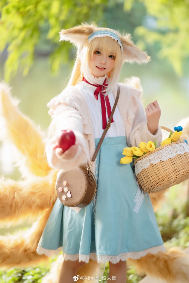 Kitaro_绮太郎cos《明日方舟》铃兰小姐，既可爱又迷人