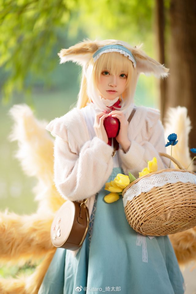 Kitaro_绮太郎cos《明日方舟》铃兰小姐，既可爱又迷人