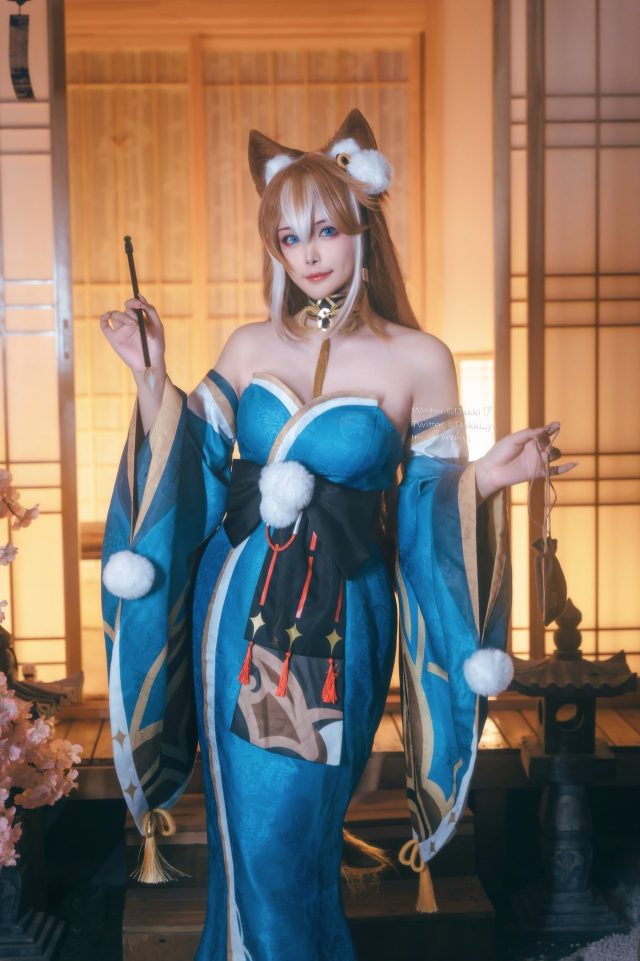 Dakki伊cos《原神》希娜,探秘性感迷人的希娜小姐 Dakki伊cos《原神》希娜,探秘性感迷人的希娜小姐