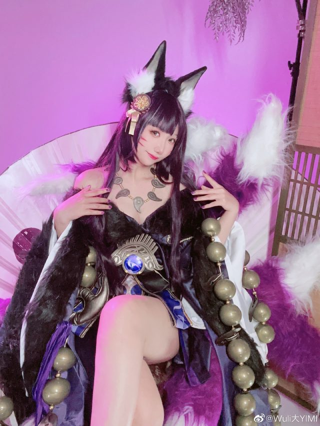 [碧蓝航线]Wuli大YIMI cos武藏，展现性感迷人的狐狸女郎