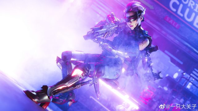 一只大关子cos《APEX英雄》瓦尔基里，翱翔未来天际的复仇者