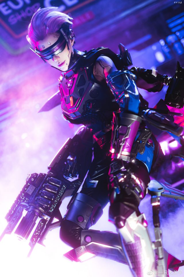 一只大关子cos《APEX英雄》瓦尔基里，翱翔未来天际的复仇者