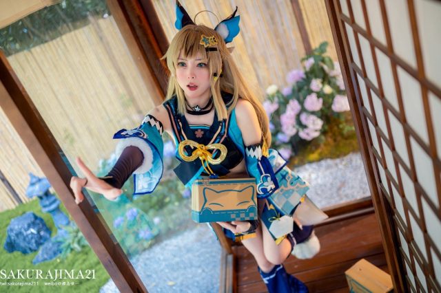 樱岛嗷一cos《原神》绮良良,勾勒出甜美猫娘的独特魅力 樱岛嗷一cos《原神》绮良良,勾勒出甜美猫娘的独特魅力