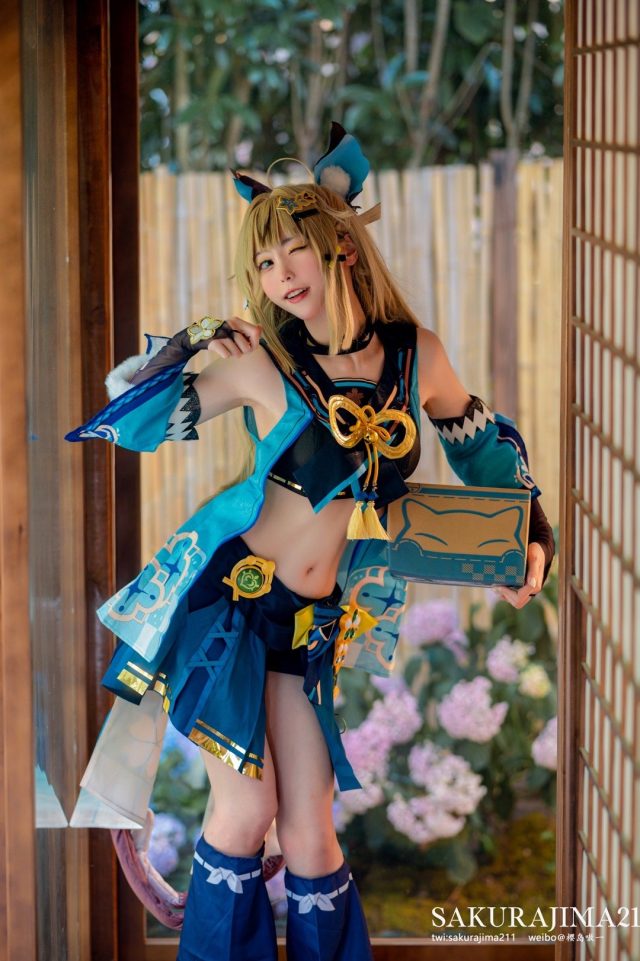 樱岛嗷一cos《原神》绮良良,勾勒出甜美猫娘的独特魅力 樱岛嗷一cos《原神》绮良良,勾勒出甜美猫娘的独特魅力