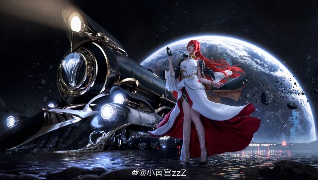 [崩坏：星穹铁道]小南宫zzZ cos姬子，闪耀星空下的性感科学家