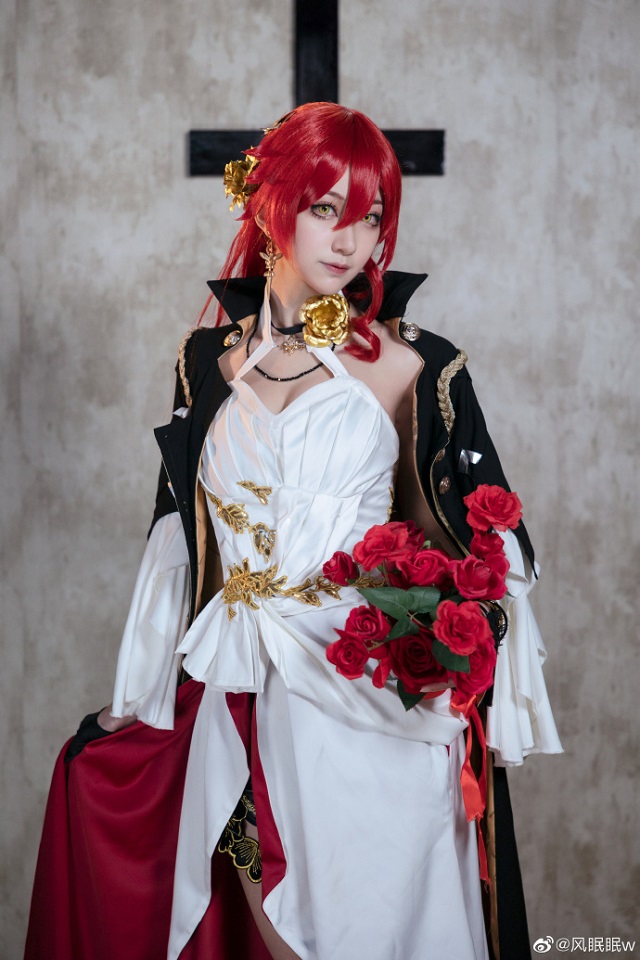 [崩坏：星穹铁道]风眠眠w cos姬子，从游戏中走出来的美女科学家