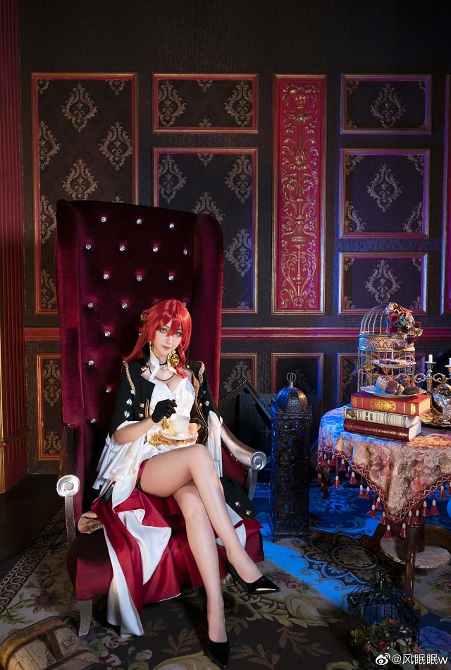 [崩坏：星穹铁道]风眠眠w cos姬子，从游戏中走出来的美女科学家