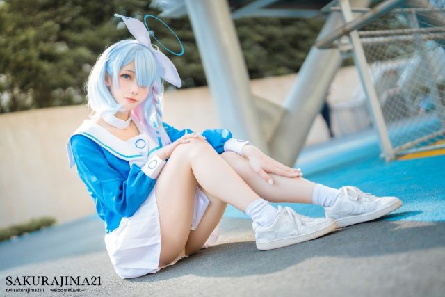[蔚蓝档案]樱岛嗷一cos阿洛娜，开启甜蜜的蓝色梦幻之旅
