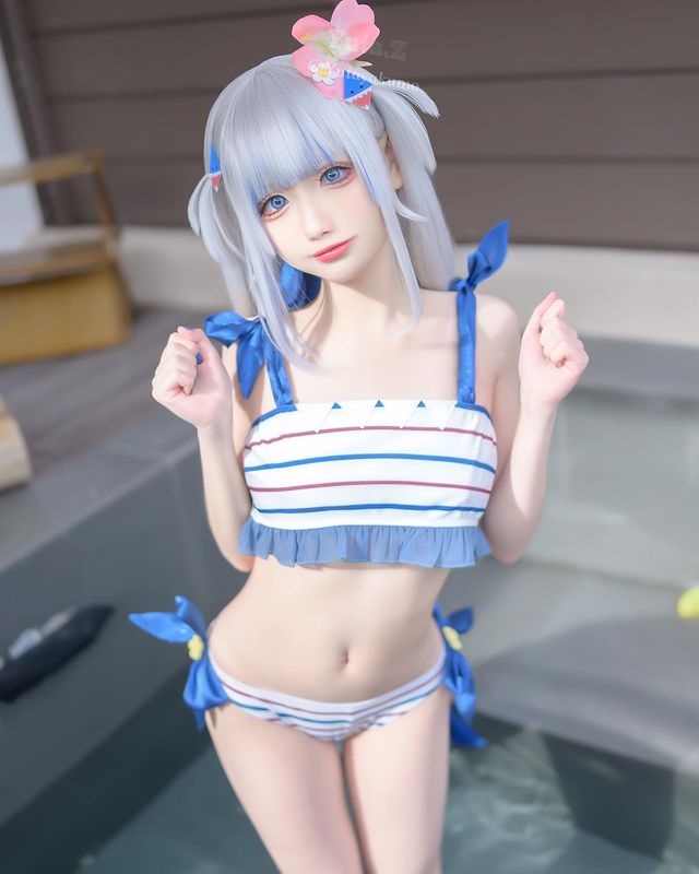 coser Yuta.Z通过两个古拉的cosplay版本,展现鲨鱼少女的迷人魅力 coser Yuta.Z通过两个古拉的cosplay版本,展现鲨鱼少女的迷人魅力