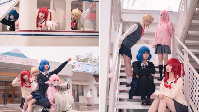 《孤独摇滚！》- 来自中国coser的“Kessoku乐队”中的可爱COSPLAY！