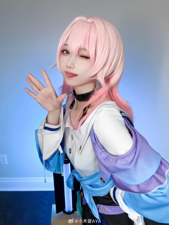 小木曾AYA cos《崩坏:星穹铁道》三月七,可爱与正义的完美融合! 小木曾AYA cos《崩坏:星穹铁道》三月七,可爱与正义的完美融合!