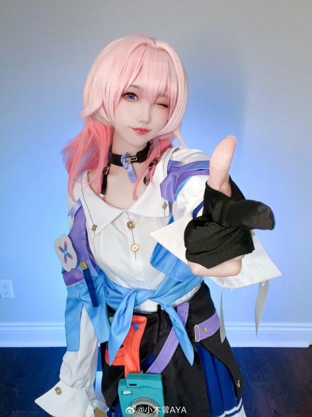 小木曾AYA cos《崩坏:星穹铁道》三月七,可爱与正义的完美融合! 小木曾AYA cos《崩坏:星穹铁道》三月七,可爱与正义的完美融合!