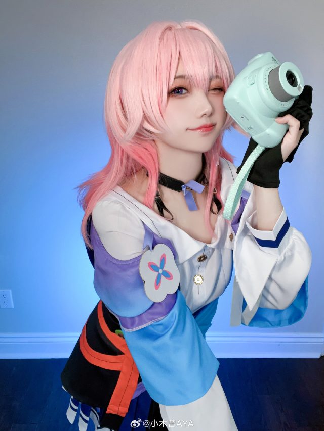 小木曾AYA cos《崩坏:星穹铁道》三月七,可爱与正义的完美融合! 小木曾AYA cos《崩坏:星穹铁道》三月七,可爱与正义的完美融合!