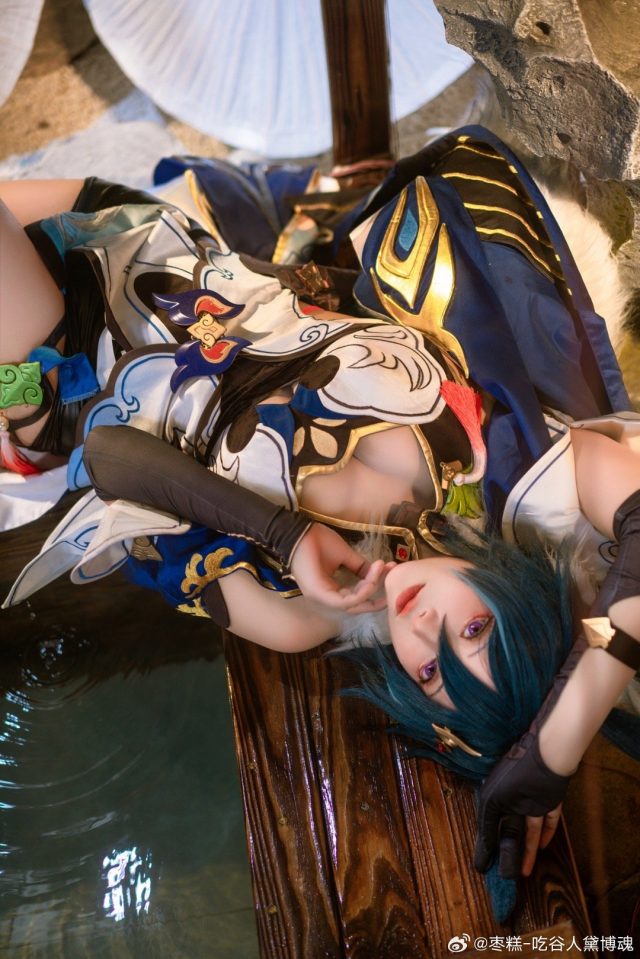 [崩坏：星穹铁道]枣糕-吃谷人黛博魂cos驭空，再现性感飞行士的风采