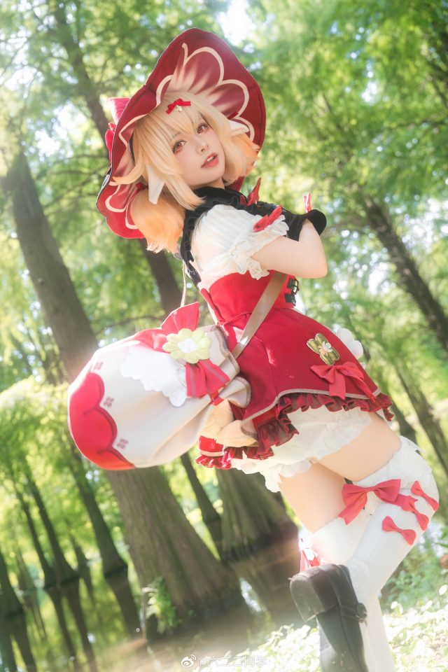 六二二同学cos《原神》可莉,展现“火花骑士”的可爱魔法治愈 六二二同学cos《原神》可莉,展现“火花骑士”的可爱魔法治愈