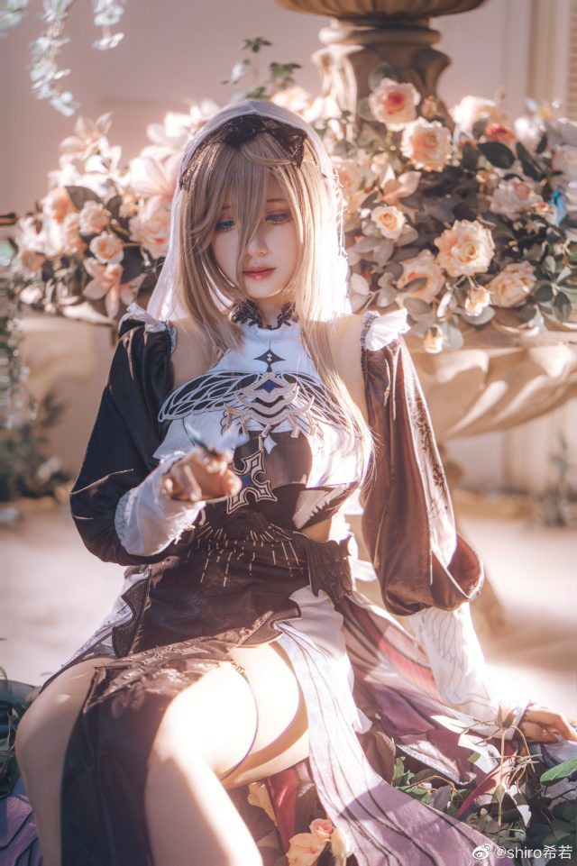 [崩坏3]shiro希若cos阿波尼亚，性感崩坏女神美得令人心动不已