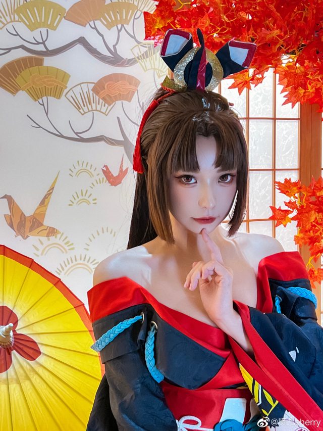 贤儿sherry cos《阴阳师》妖刀姬,美丽如画,性感惊艳无比! 贤儿sherry cos《阴阳师》妖刀姬,美丽如画,性感惊艳无比!