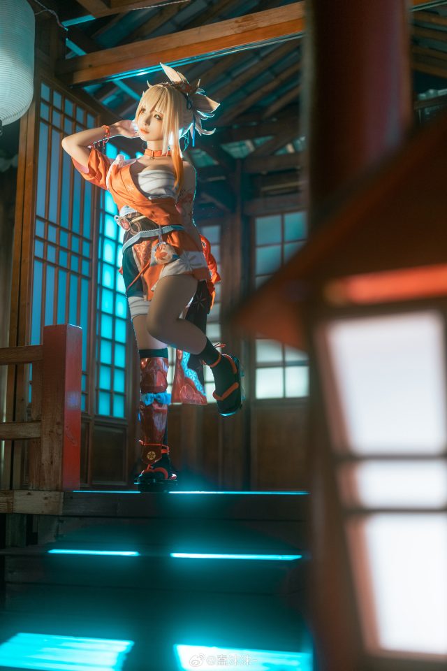 蠢沫沫的《原神》宵宫COSPLAY，重燃角色的魅力