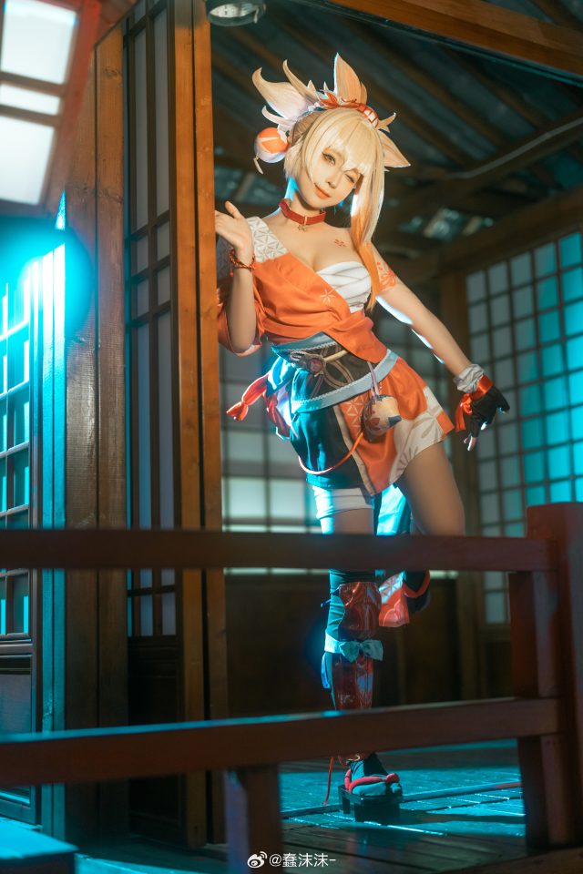 蠢沫沫的《原神》宵宫COSPLAY，重燃角色的魅力