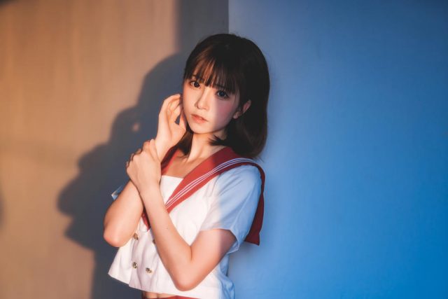 Kitaro_绮太郎的JK cosplay系列：邻家妹妹的校园风情