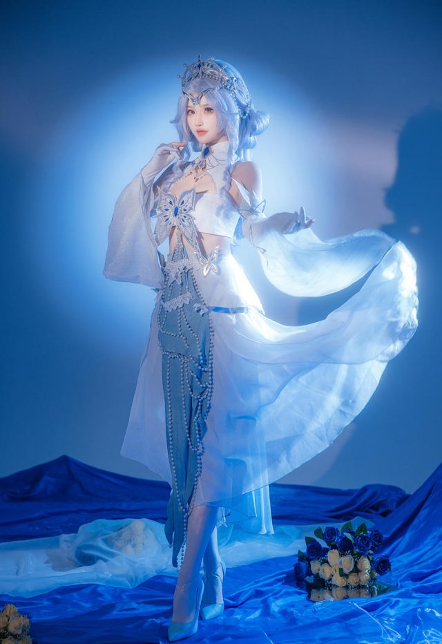露儿大魔王COS作品：美腿女神的魔幻COSPLAY！