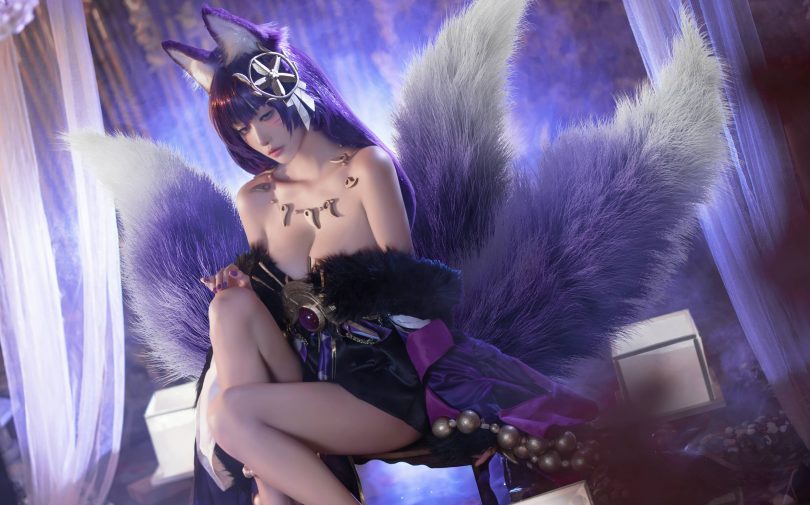 沧霁桔梗cos《碧蓝航线》武藏,再现九尾狐狸的性感魅力 沧霁桔梗cos《碧蓝航线》武藏,再现九尾狐狸的性感魅力