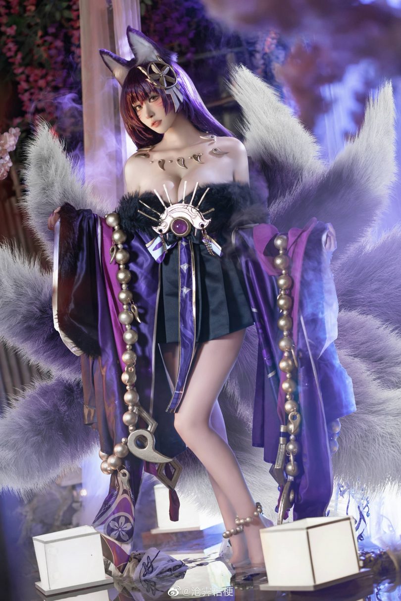 沧霁桔梗cos《碧蓝航线》武藏,再现九尾狐狸的性感魅力 沧霁桔梗cos《碧蓝航线》武藏,再现九尾狐狸的性感魅力