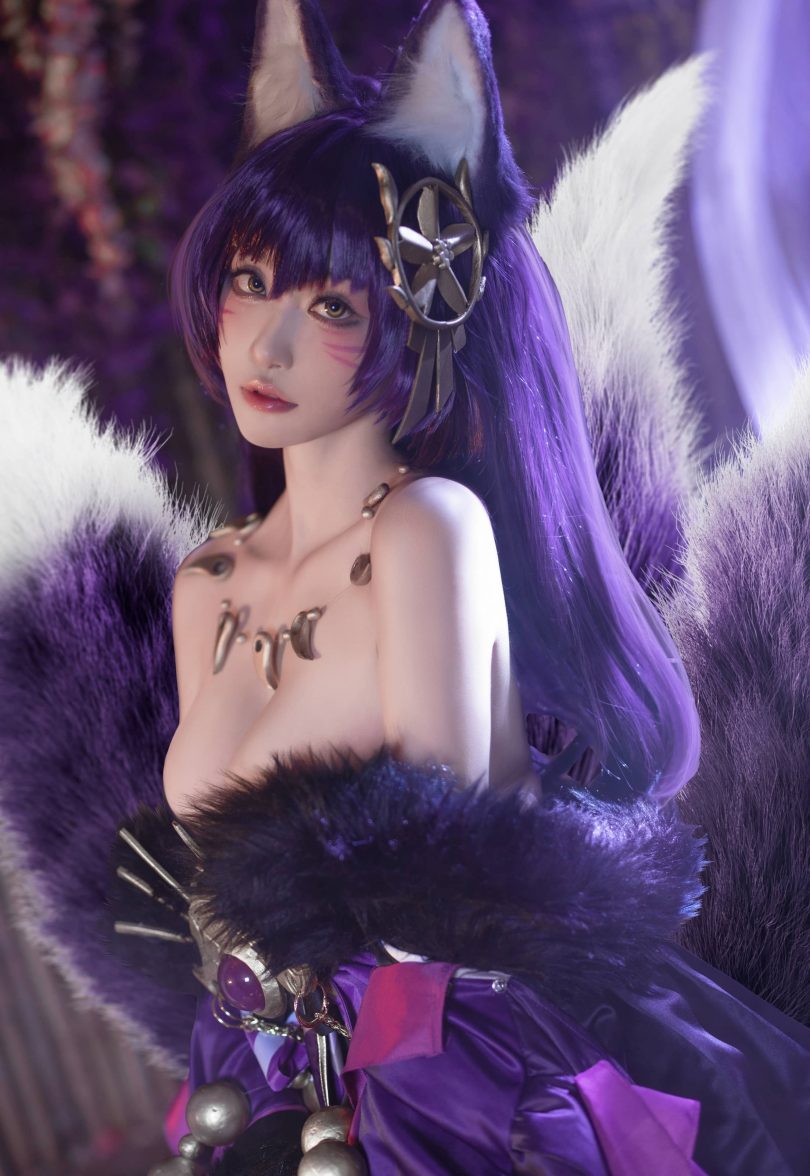 沧霁桔梗cos《碧蓝航线》武藏,再现九尾狐狸的性感魅力 沧霁桔梗cos《碧蓝航线》武藏,再现九尾狐狸的性感魅力