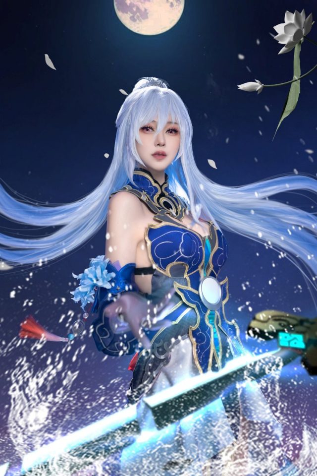 玄子Genko cos《崩坏：星穹铁道》镜流，再现性感酷帅的罗浮剑首