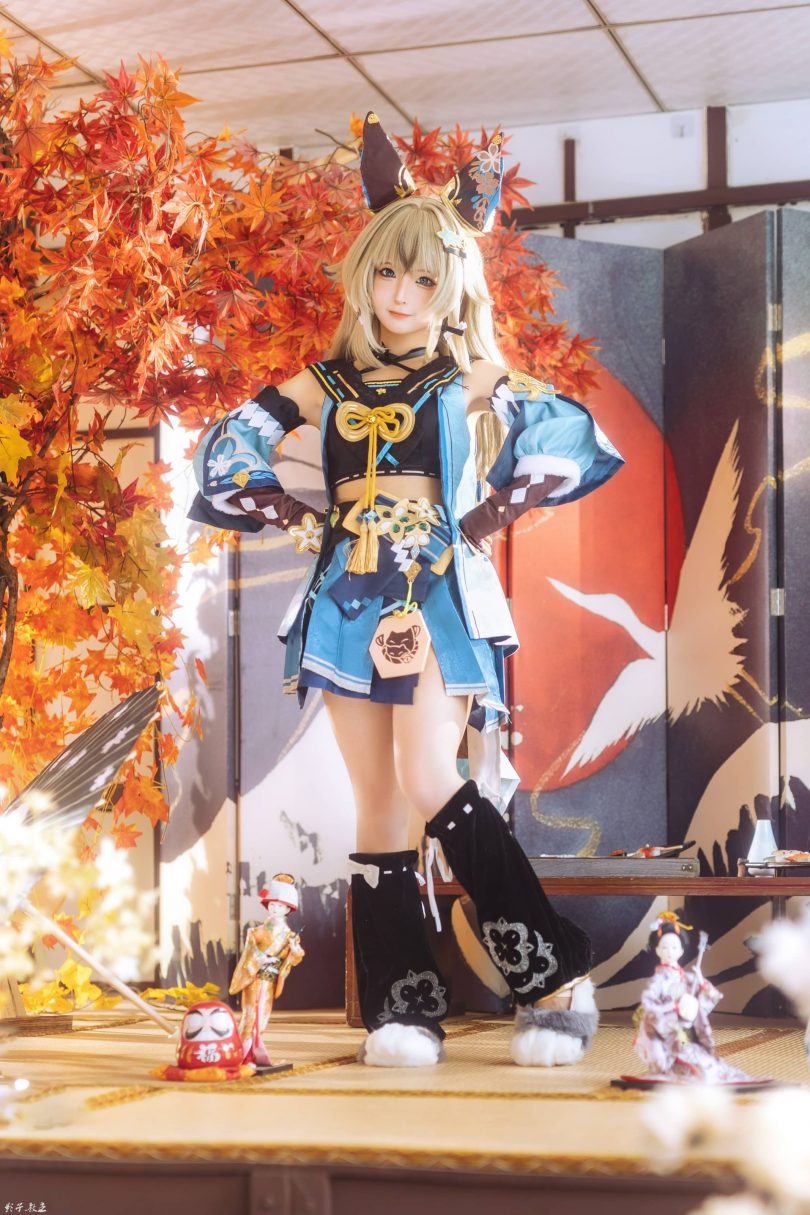 蠢沫沫《原神》绮良良COS:草属性角色的可爱魅力展现! 蠢沫沫《原神》绮良良COS:草属性角色的可爱魅力展现!