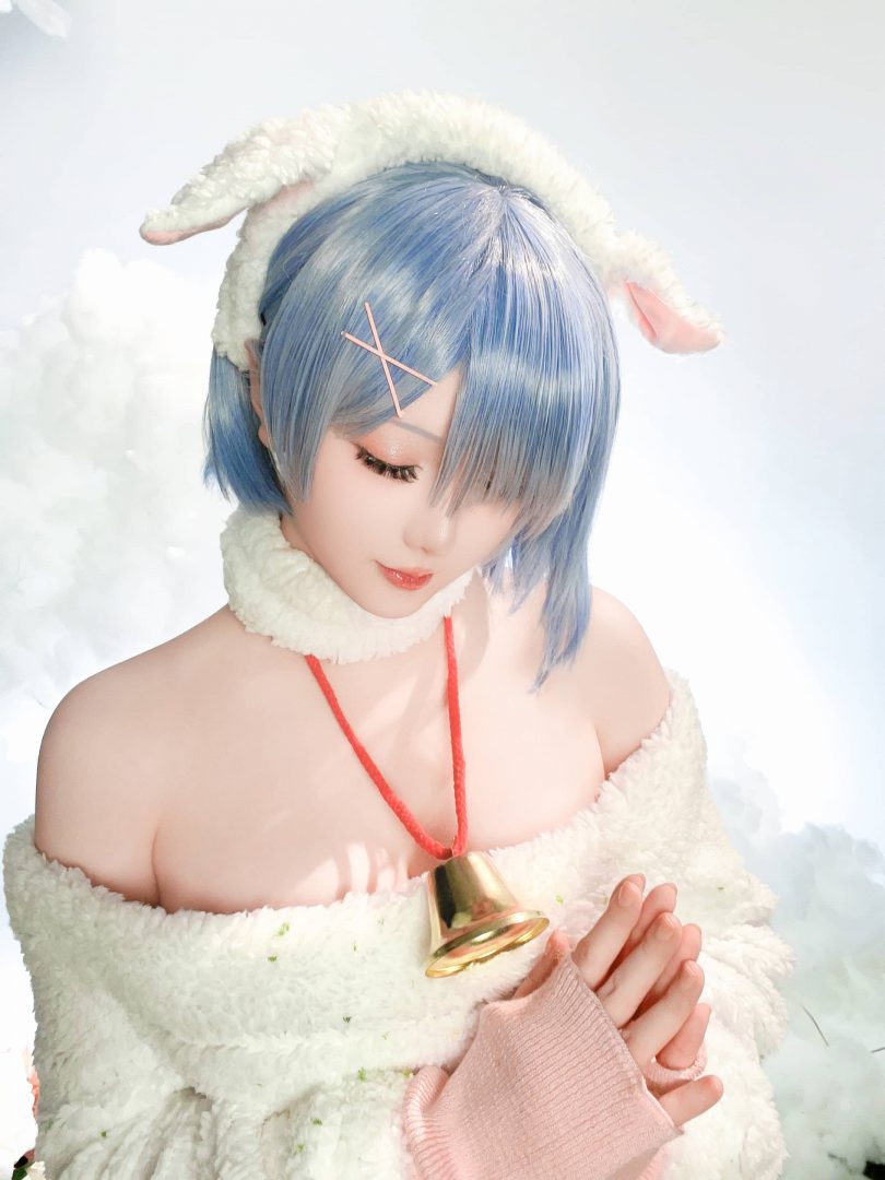 星之迟迟·蕾姆COS:带你体验圣诞绵羊的甜美和温暖 星之迟迟·蕾姆COS:带你体验圣诞绵羊的甜美和温暖