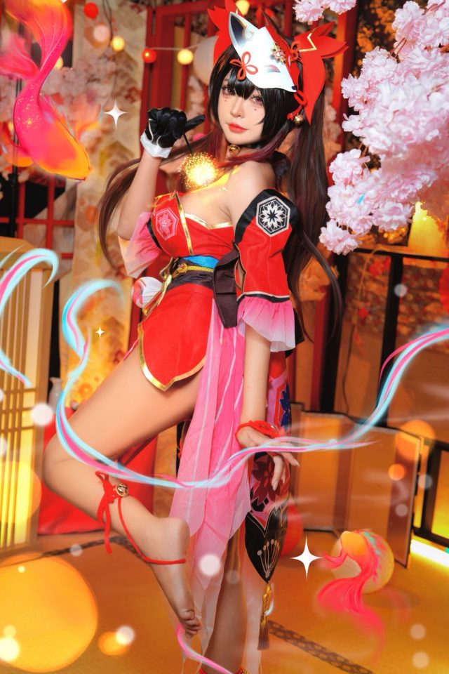 星穹铁道的绚烂花火：泰国coser Zouka变身可爱迷人的花火