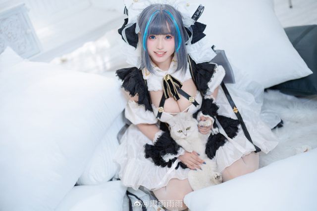 [碧蓝航线]肃雨雨雨cos柴郡，调皮迷人的舰娘之旅