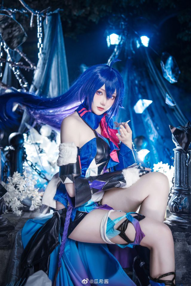 [崩坏：星穹铁道]瓜希酱cos希儿，美丽迷人闪耀星辰